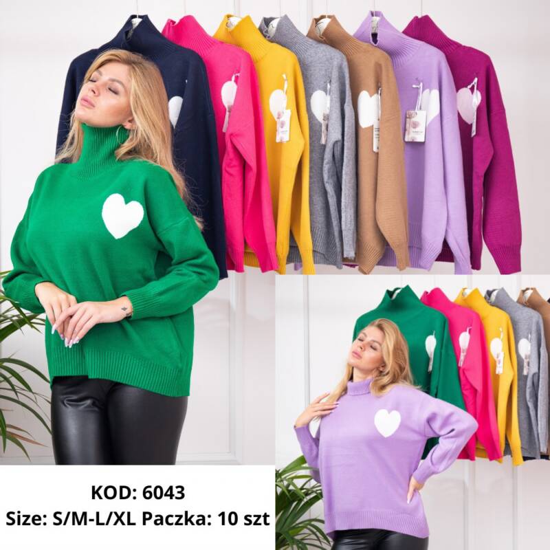 Swetry damskie Roz S/M-L/XL, Mix Kolor Paczka 10 szt