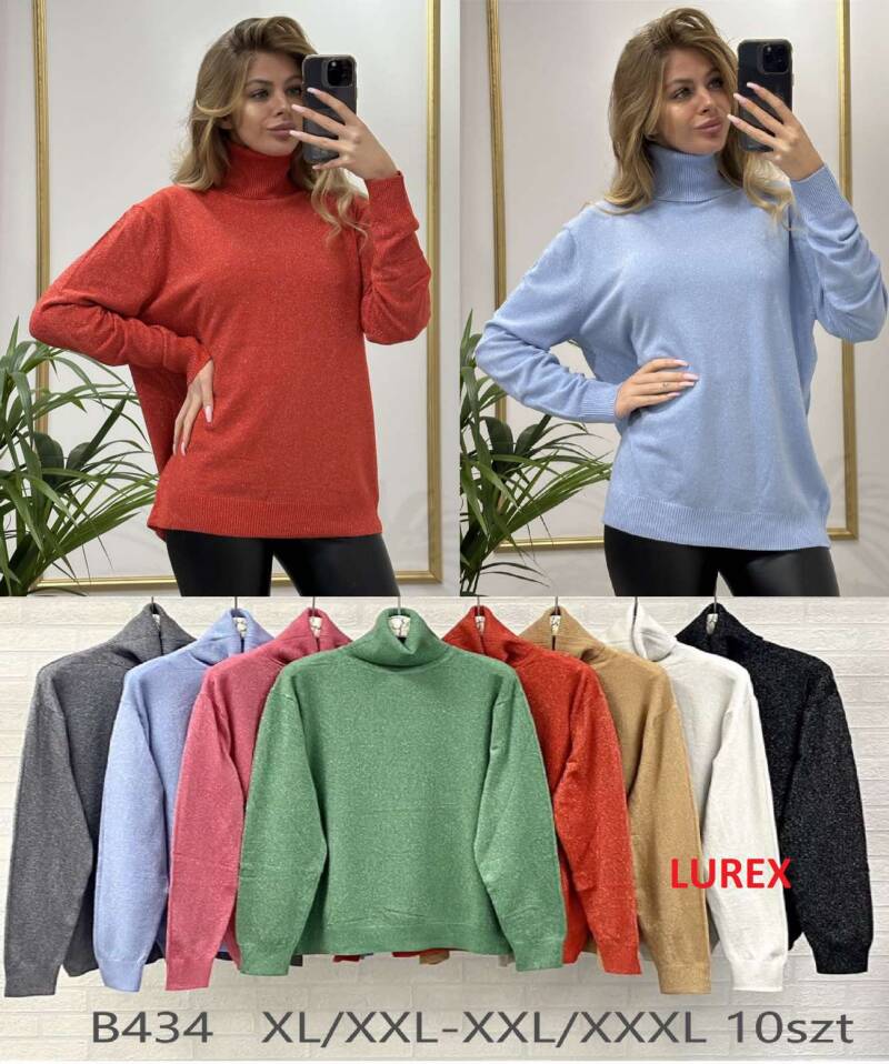 Swetry damskie Roz XL-3XL, Mix Kolor Paczka 10 szt