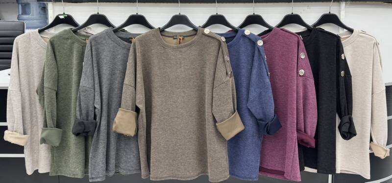  Bluzki damskie (Włoskie produkt) Roz Standard, Mix Kolor Paczka 5 szt