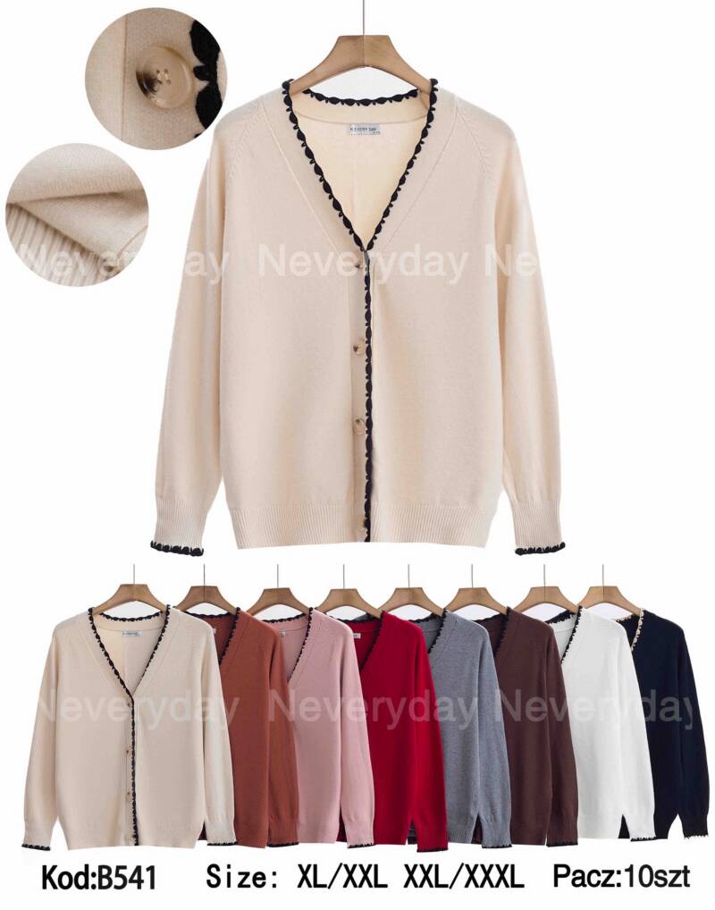  Narzutki damskie Roz XL-3XL, Mix Kolor Paczka 10 szt