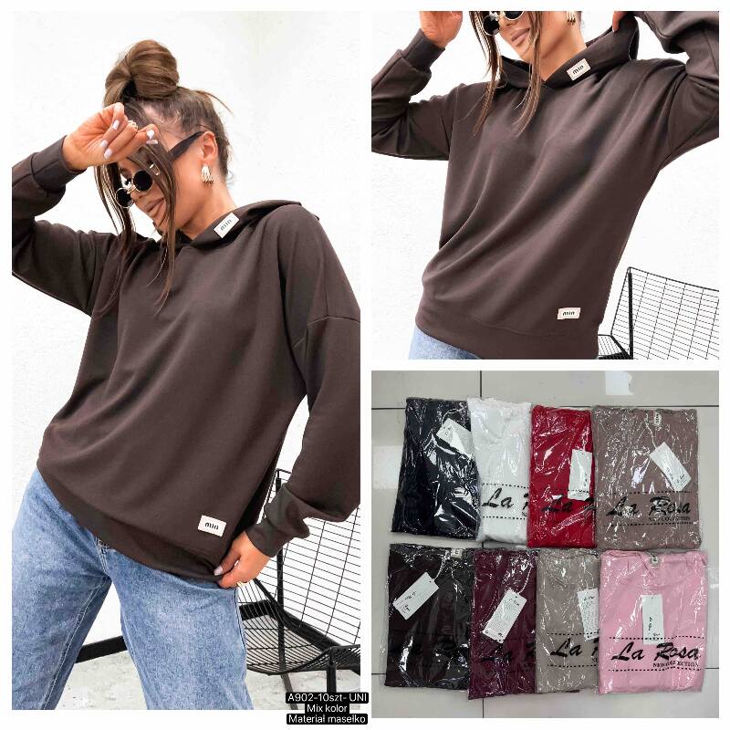 Bluza damska (Turecki produkt) Roz Standard, Mix Kolor Paczka 10 szt