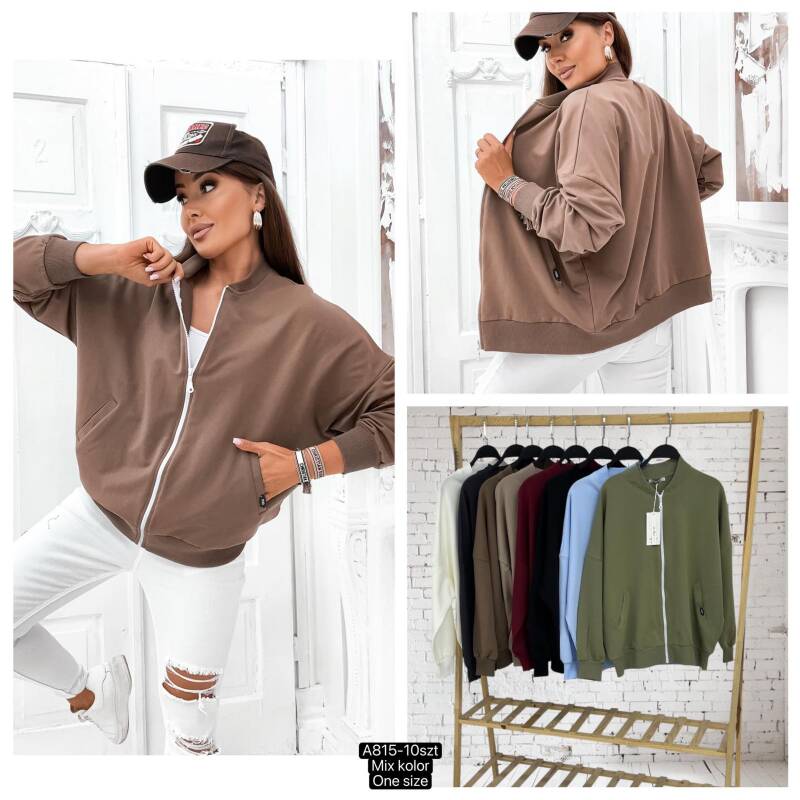 Bluza damska (Turecki produkt) Roz Standard, Mix Kolor Paczka 10 szt