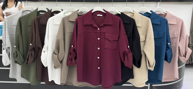 Koszule damskie (Włoskie produkt) Roz S-M-L-XL, Mix Kolor Paczka 3 szt