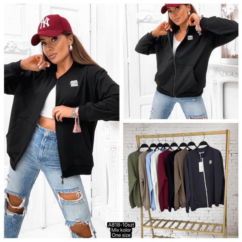 Bluza damska (Turecki produkt) Roz Standard, Mix Kolor Paczka 10 szt