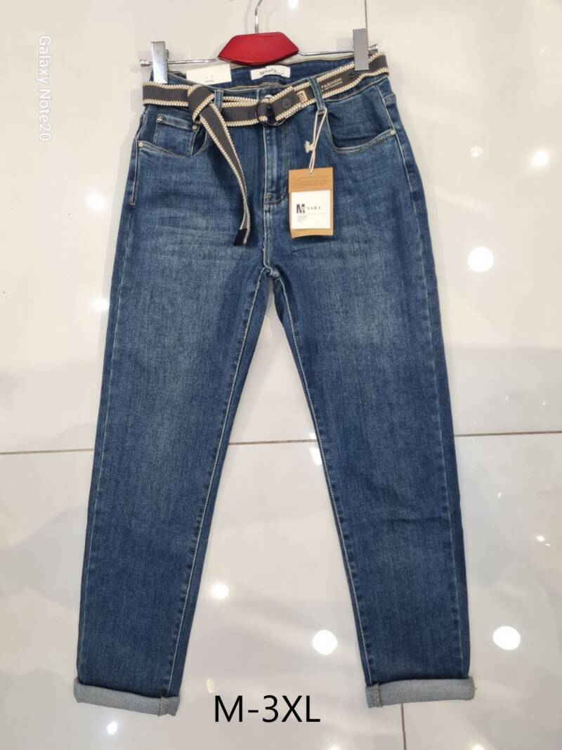Spodnie damskie jeansy Roz M-3XL, 1 Kolor Paczka 10 szt