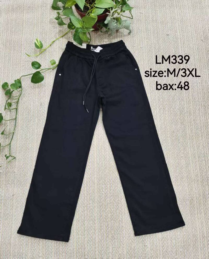 Spodnie damskie jeansy Roz M-3XL, 1 Kolor Paczka 12 szt