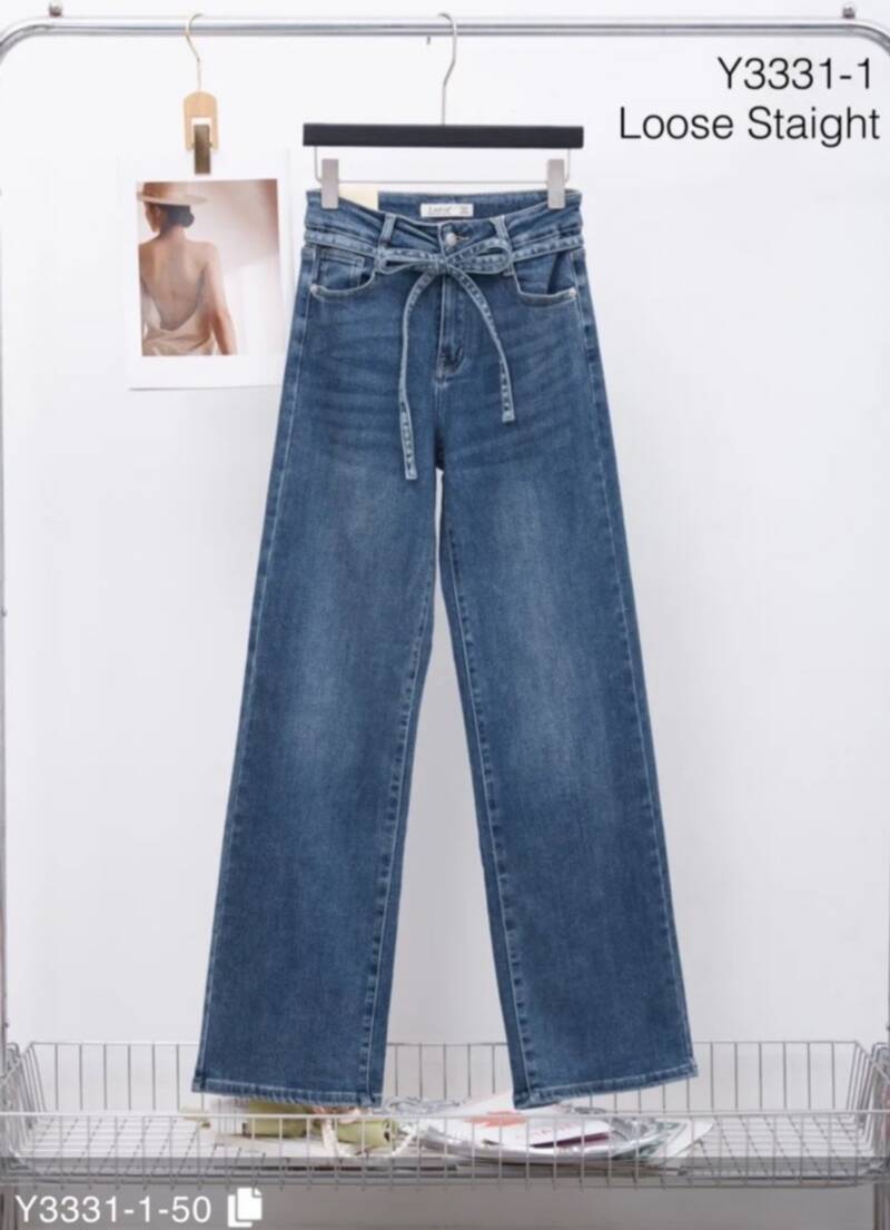 Spodnie damskie jeansy Roz XS-XL, 1 Kolor Paczka 10 szt