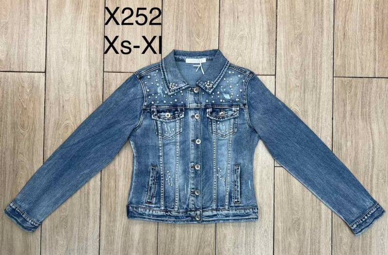 Kurtki damskie jeansy Roz XS-XL, 1 Kolor Paczka 10 szt