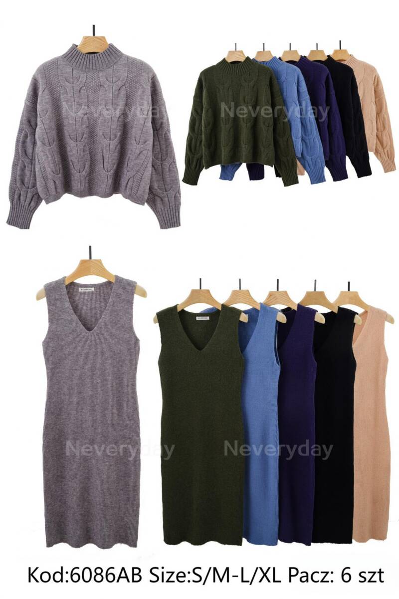 Komplet damskie Roz S/M-L/XL, Mix Kolor Paczka 10 szt