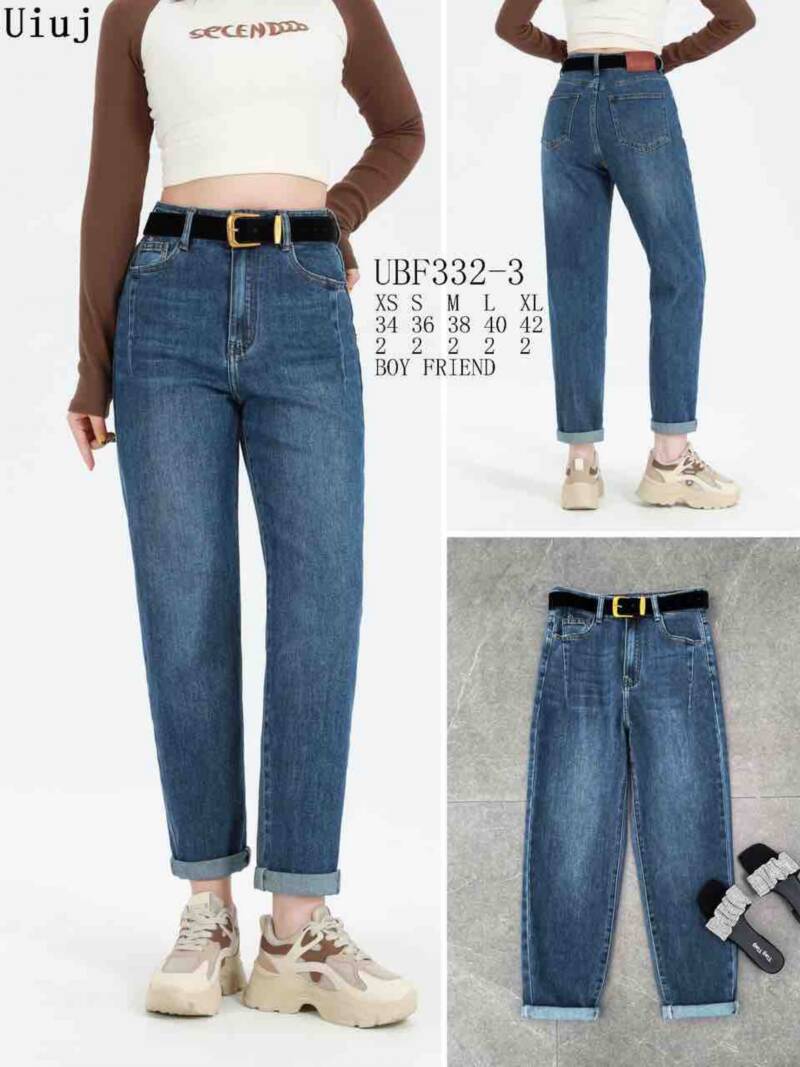 Spodnie damskie jeansy Roz XS-XL, 1 Kolor Paczka 10 szt