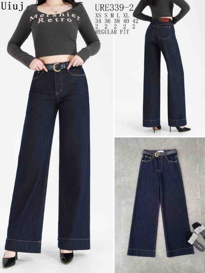 Spodnie damskie jeansy Roz XS-XL, 1 Kolor Paczka 10 szt
