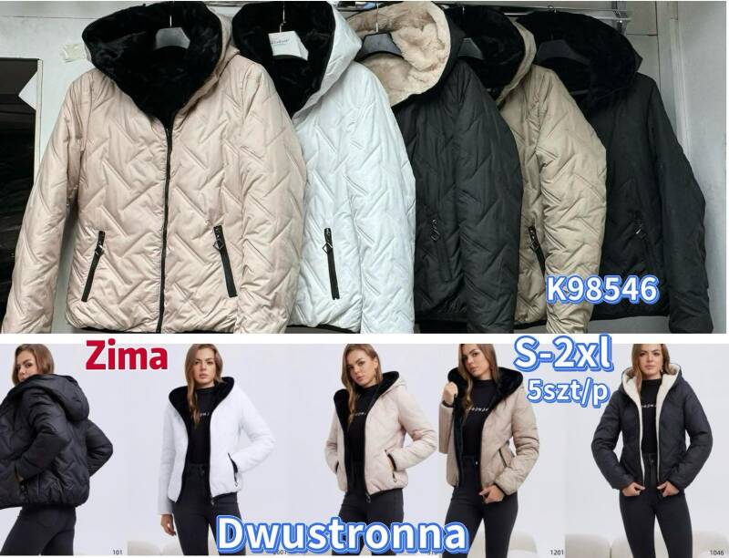 Kurtki damskie cienki Roz S-2XL, 1 Kolor Paczka 5 szt