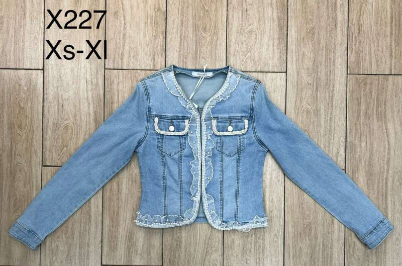 Kurtki damskie jeansy Roz XS-XL, 1 Kolor Paczka 10 szt