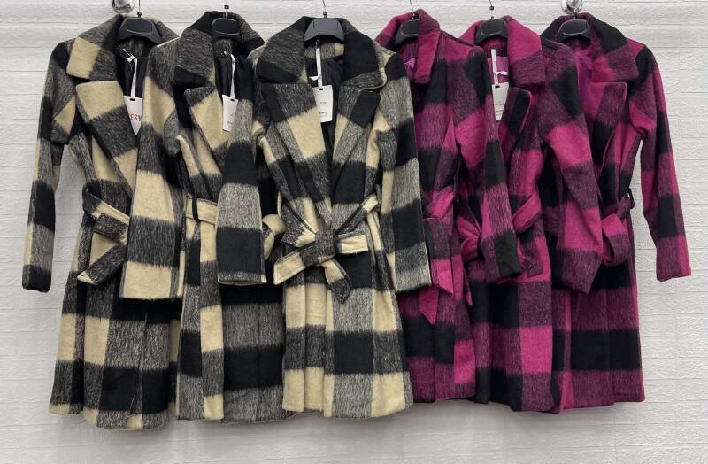Płaszcze Damskie (Włoskie produkt) Roz Standard, Mix Kolor Paczka 5 szt