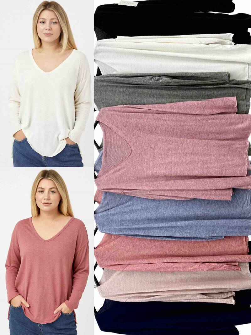 Bluzki damskie Roz Standard, Mix Kolor Paczka 10 szt