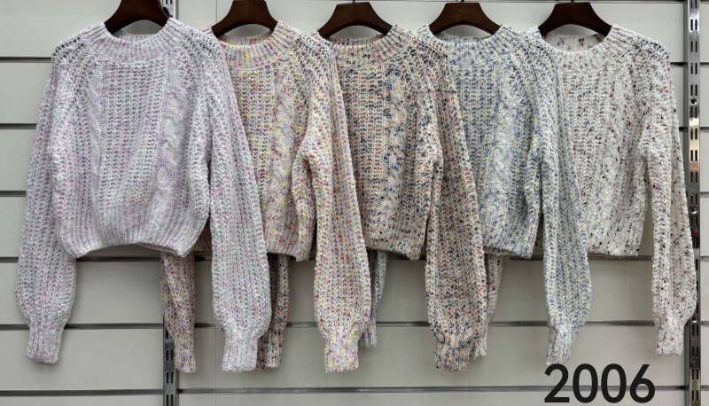 Swetry damskie Roz Standard, Mix Kolor .Paczka 12 szt