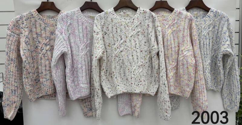 Swetry damskie Roz Standard, Mix Kolor .Paczka 12 szt