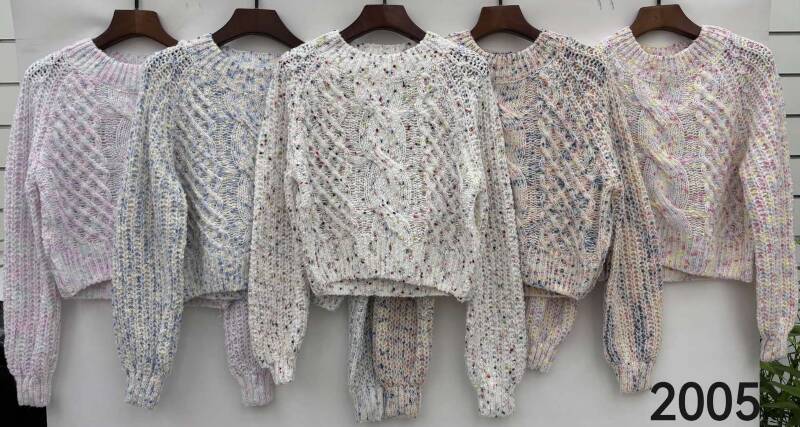 Swetry damskie Roz Standard, Mix Kolor .Paczka 12 szt