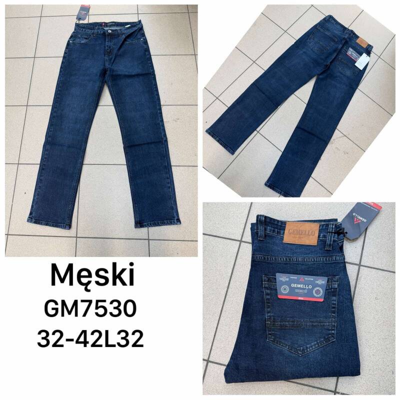 Spodnie jeansy meskie Roz 32-42, 1 Kolor Paczka 10 szt