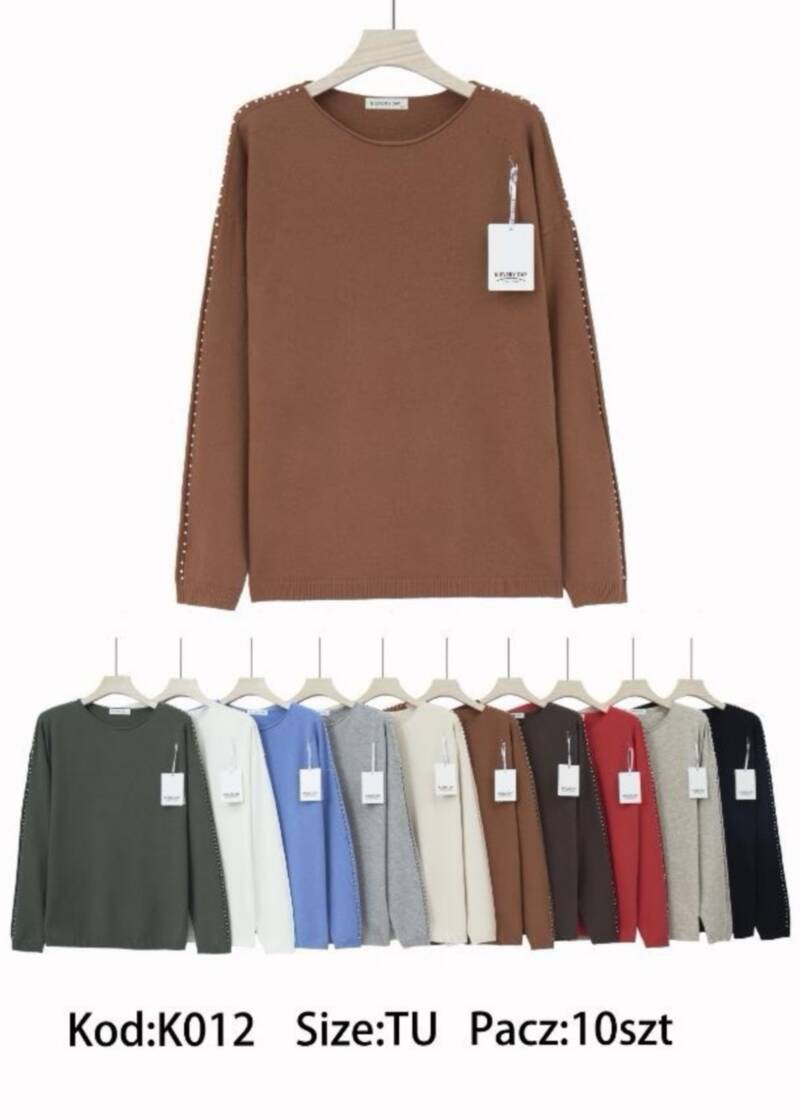 Swetry damskie Roz Standard, Mix Kolor .Paczka 10 szt