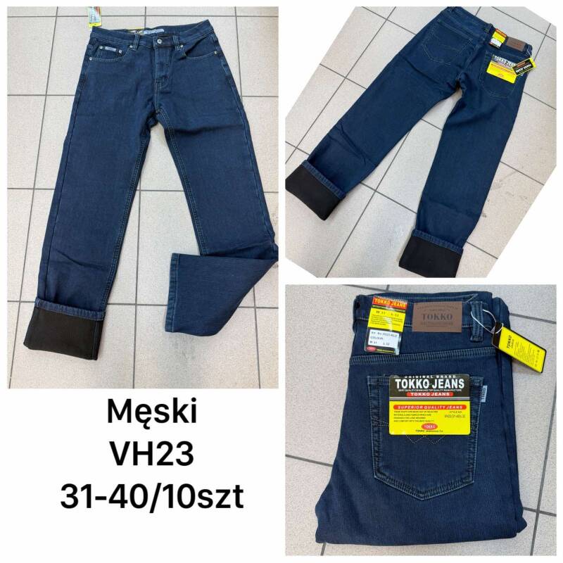 Spodnie jeansy meskie Roz 31-40, 1 Kolor Paczka 10 szt
