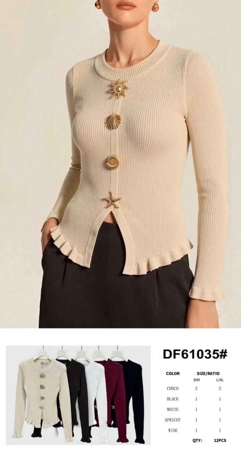 Bluzki damskie Roz S/M-L/XL, Mix Kolor Paczka 12 szt 1