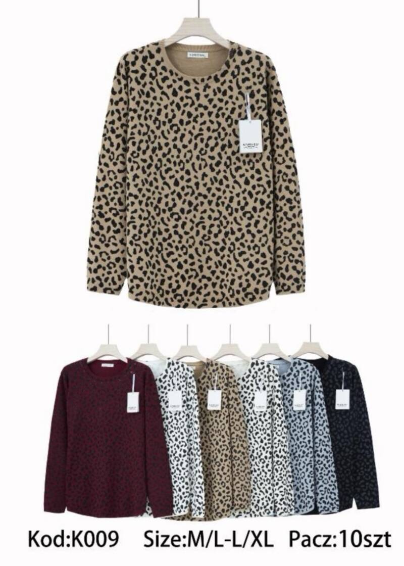 Swetry damskie Roz M/L-L/XL, Mix Kolor .Paczka 10 szt