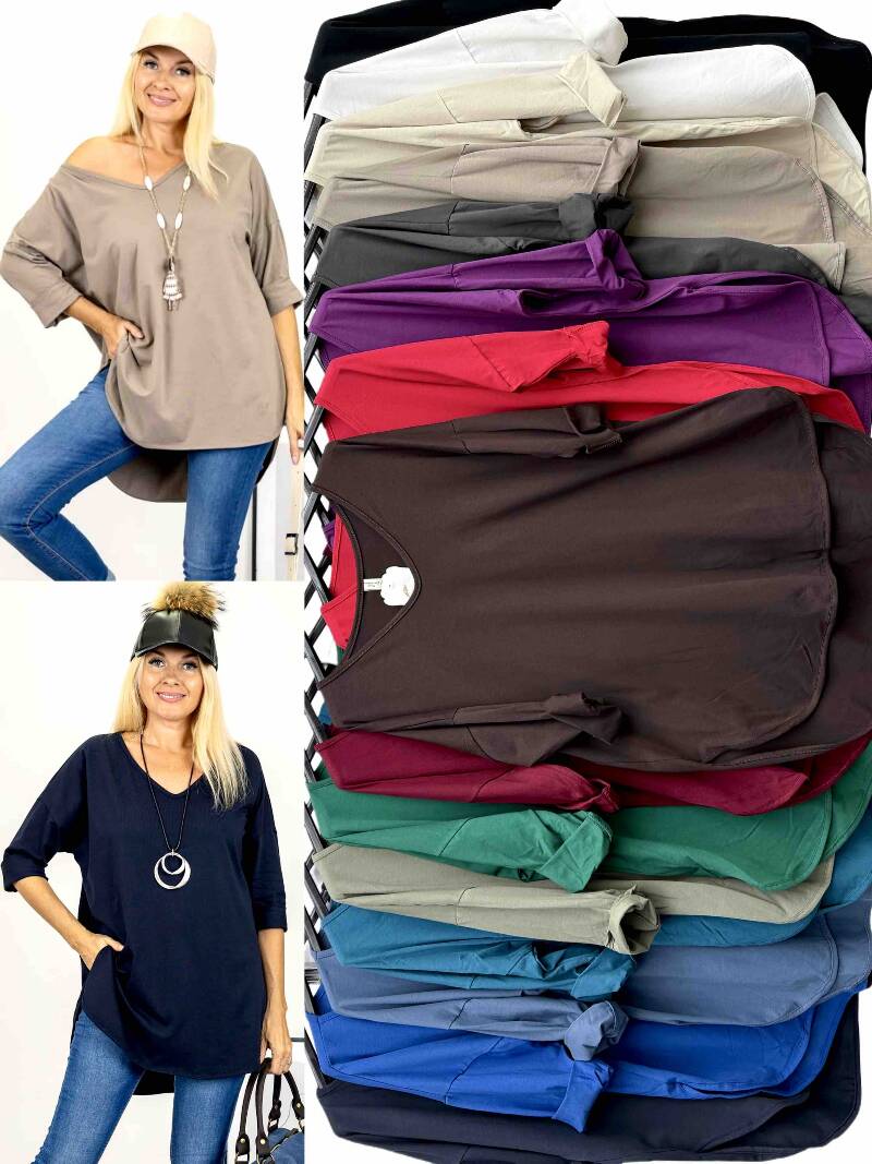 Bluzki damskie Roz Standard, Mix Kolor Paczka 10 szt