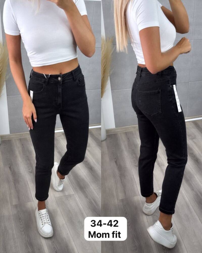 Spodnie damskie jeansy Roz 34-42, 1 Kolor Paczka 10 szt