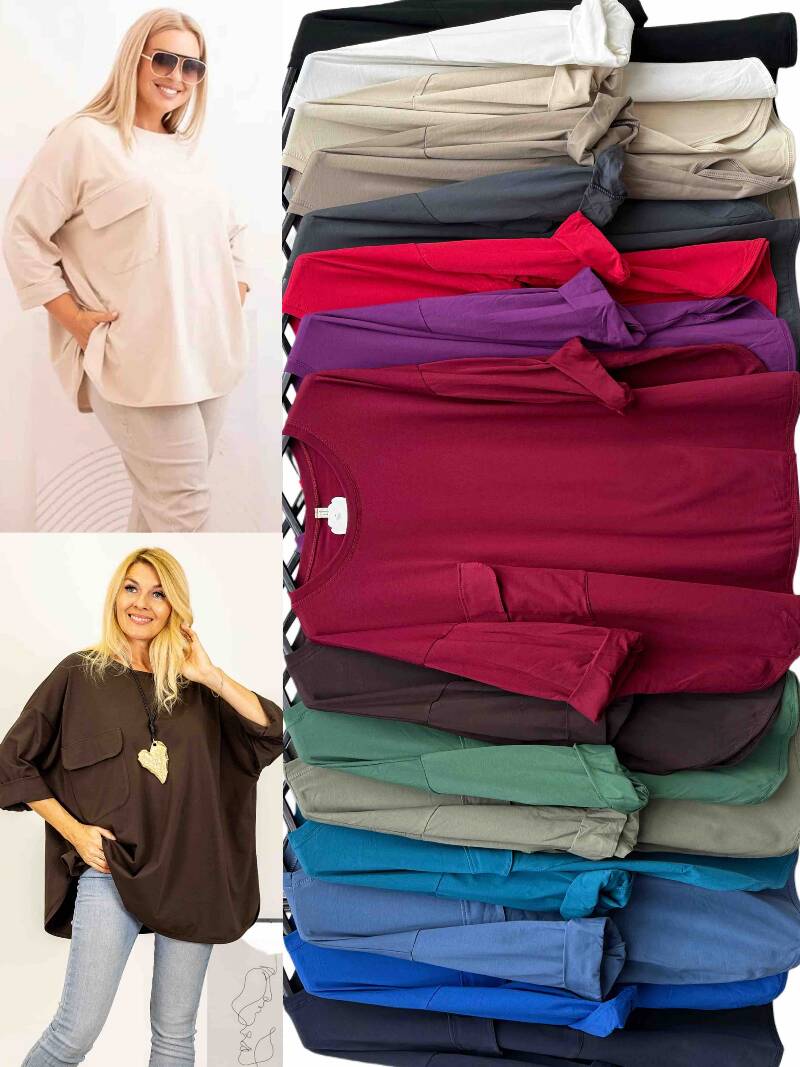 Bluzki damskie Roz Standard, Mix Kolor Paczka 10 szt