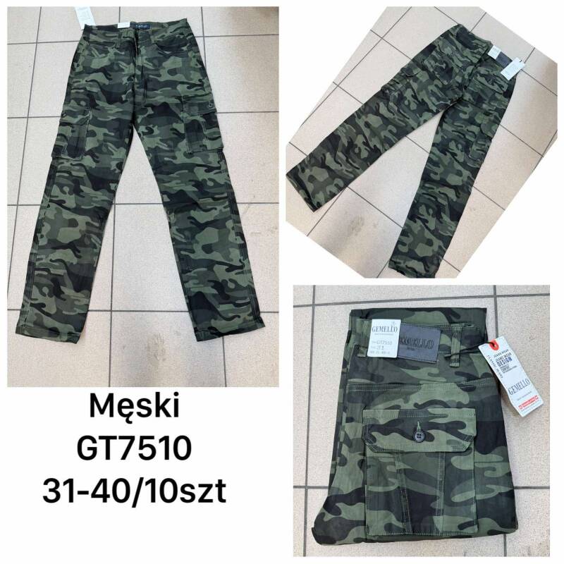 Spodnie jeansy meskie Roz 31-40, 1 Kolor Paczka 10 szt