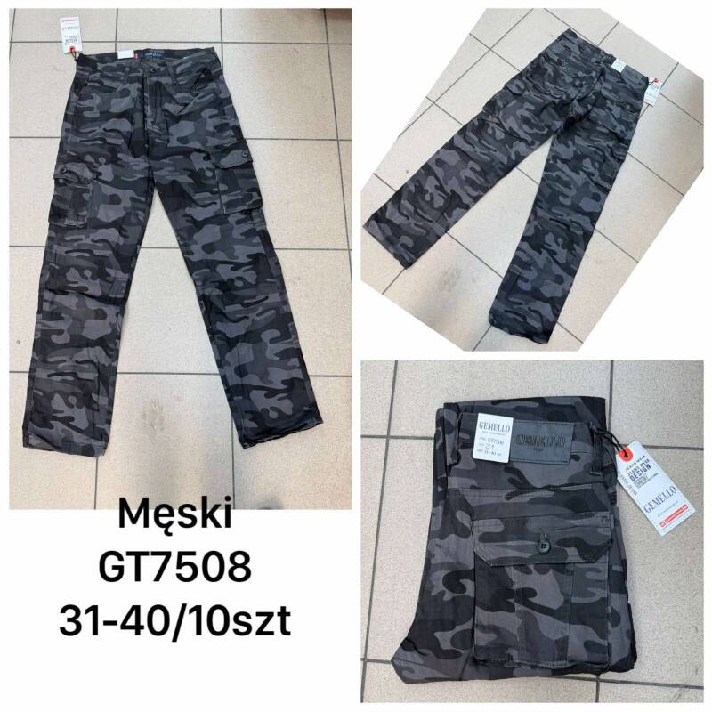 Spodnie jeansy meskie Roz 31-40, 1 Kolor Paczka 10 szt