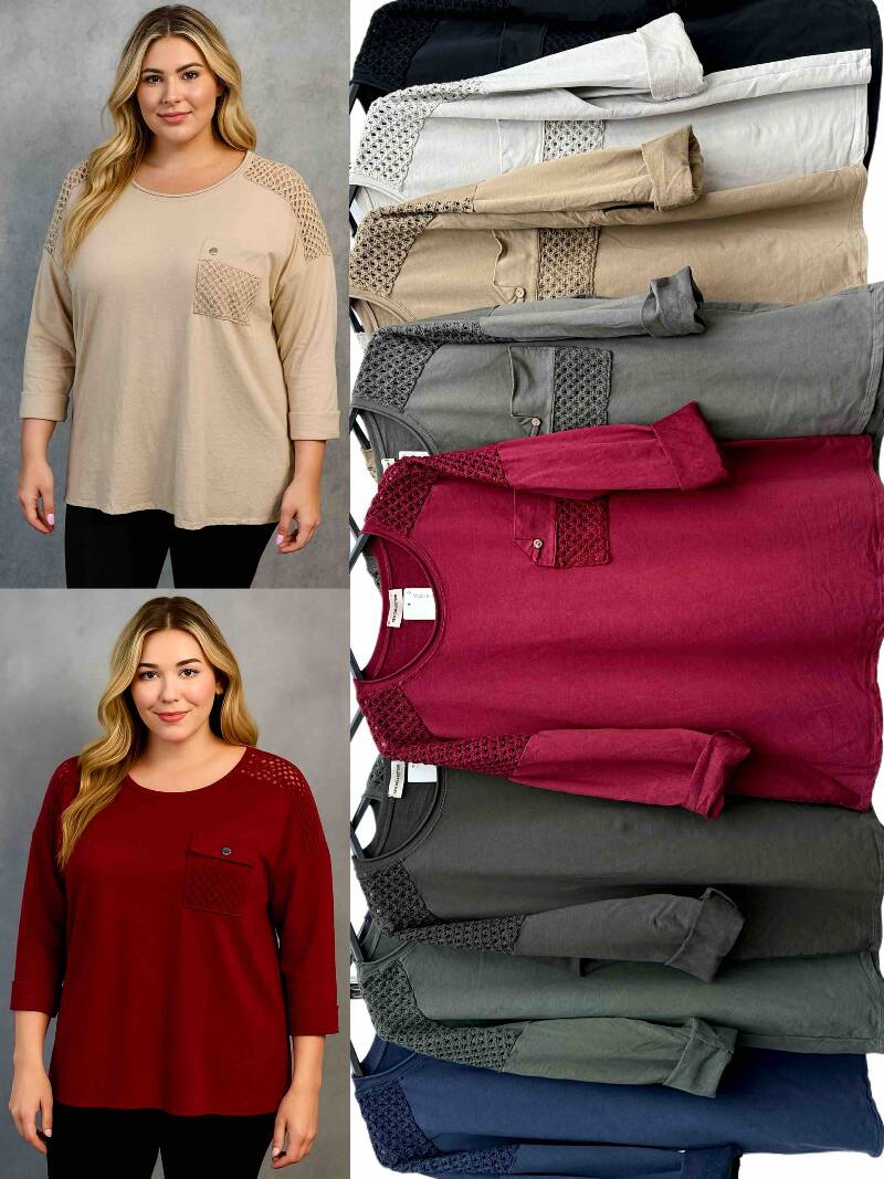 Bluzki damskie Roz Standard, Mix Kolor Paczka 10 szt