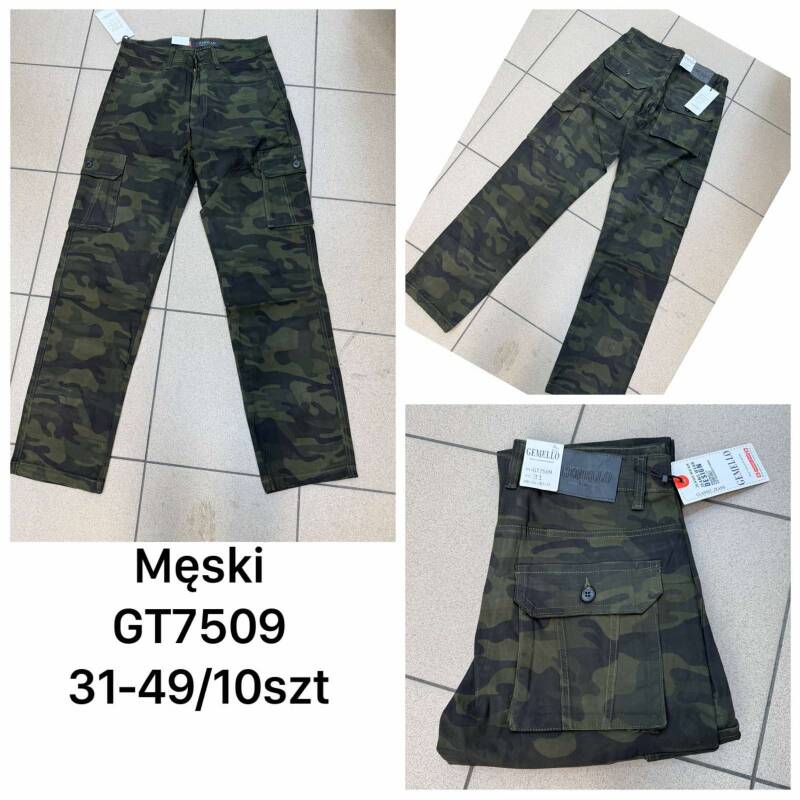 Spodnie jeansy meskie Roz 31-49, 1 Kolor Paczka 10 szt