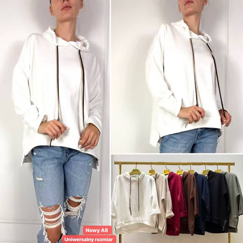  Bluzki damskie (Włoskie produkt) Roz Standard, Mix Kolor Paczka 5 szt