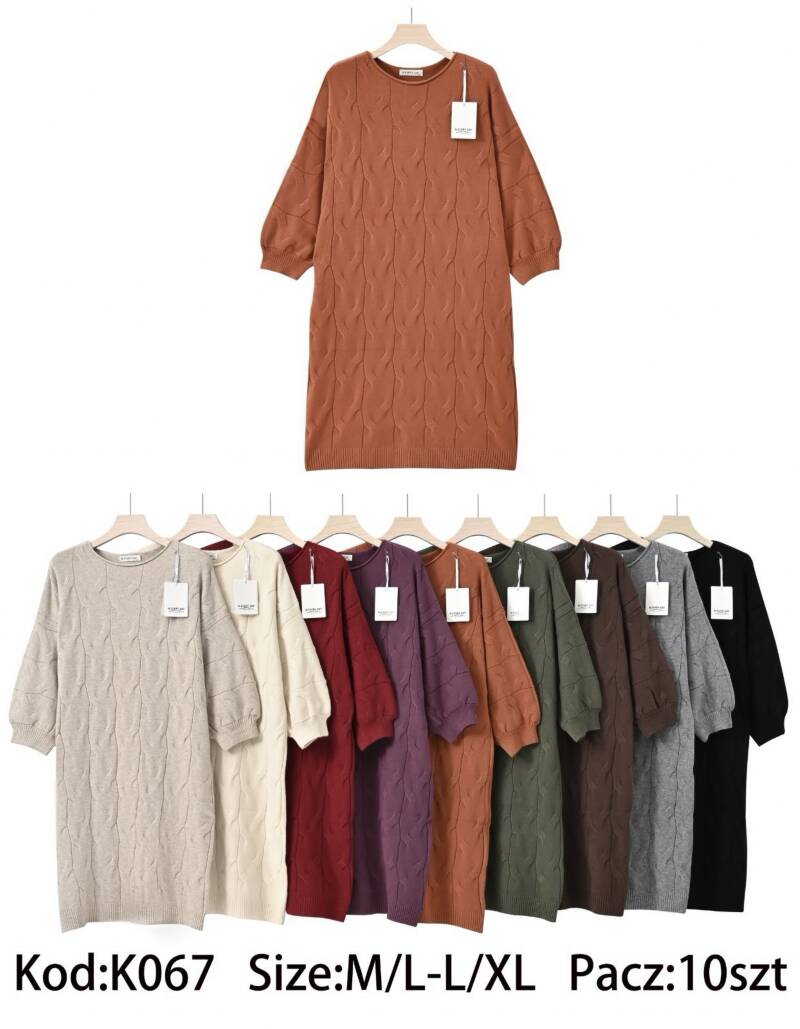Sukienki damskie Roz M/L-L/XL, Mix Kolor .Paczka 10 szt