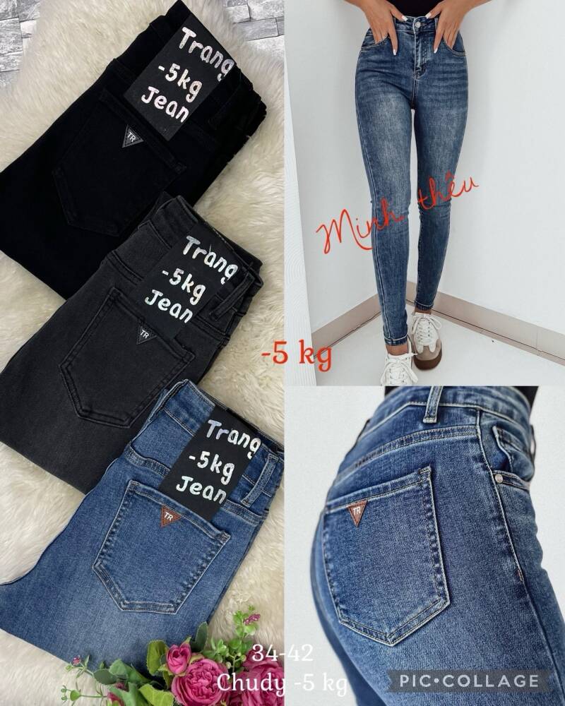 Spodnie damskie jeansy Roz 34-42, 1 Kolor Paczka 10 szt