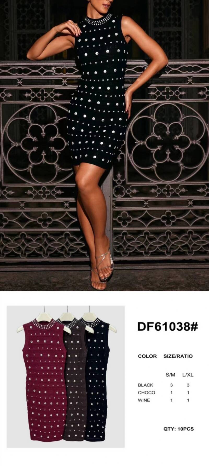 Sukienki damskie Roz S/M-L/XL, Mix Kolor Paczka 10 szt 1