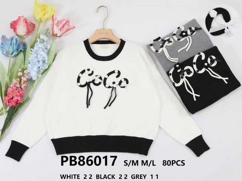 Swetry damskie (Francja produkt) Roz S/M-M/L, Mix Kolor .Paczka 10 szt