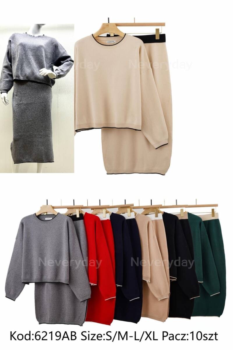Komplet damskie Roz S/M-M/L, Mix Kolor .Paczka 10 szt