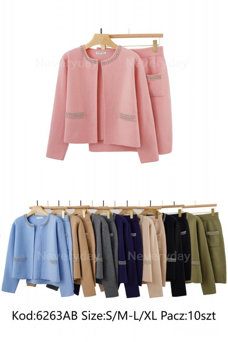 Komplet damskie Roz S/M-M/L, Mix Kolor .Paczka 10 szt