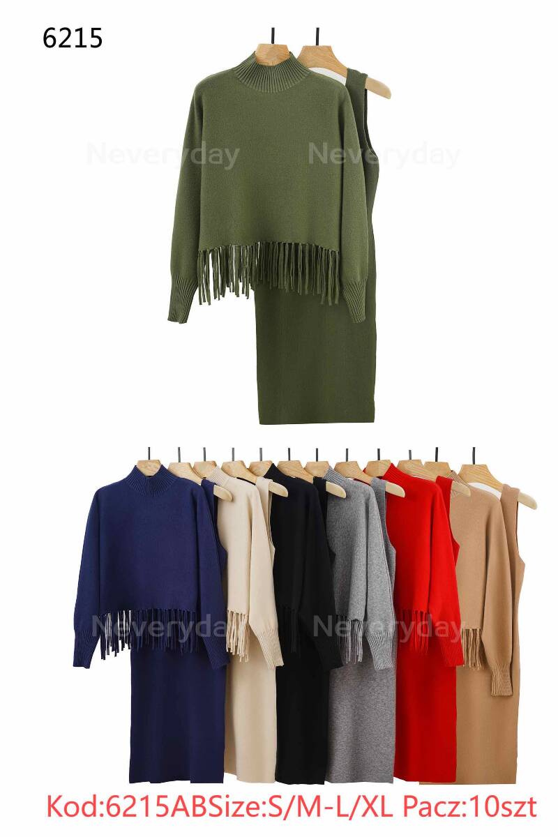 Komplet damskie Roz S/M-M/L, Mix Kolor .Paczka 10 szt