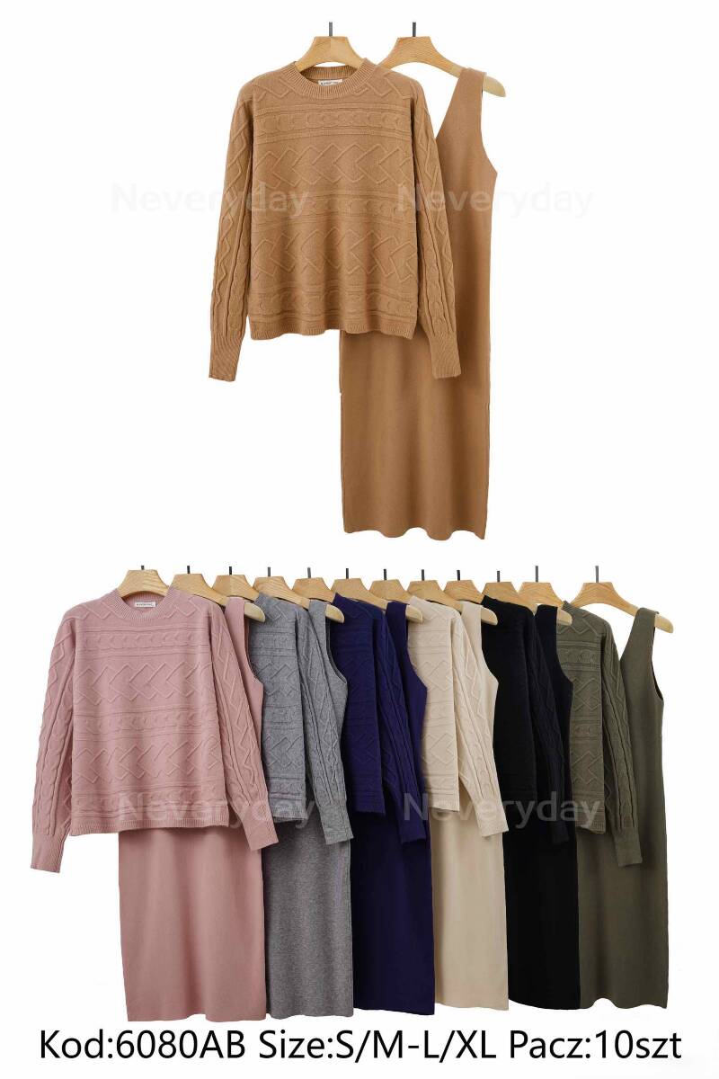 Komplet damskie Roz S/M-M/L, Mix Kolor .Paczka 10 szt