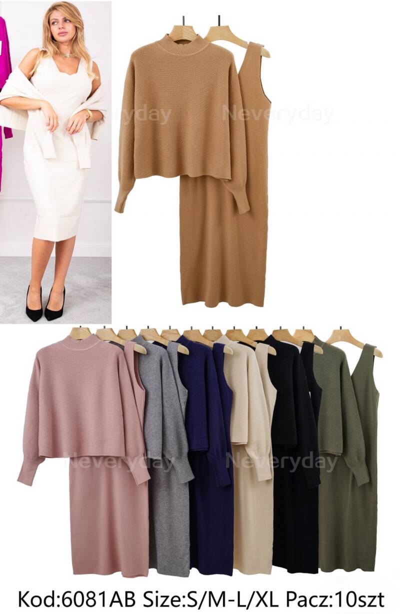 Komplet damskie Roz S/M-M/L, Mix Kolor .Paczka 10 szt