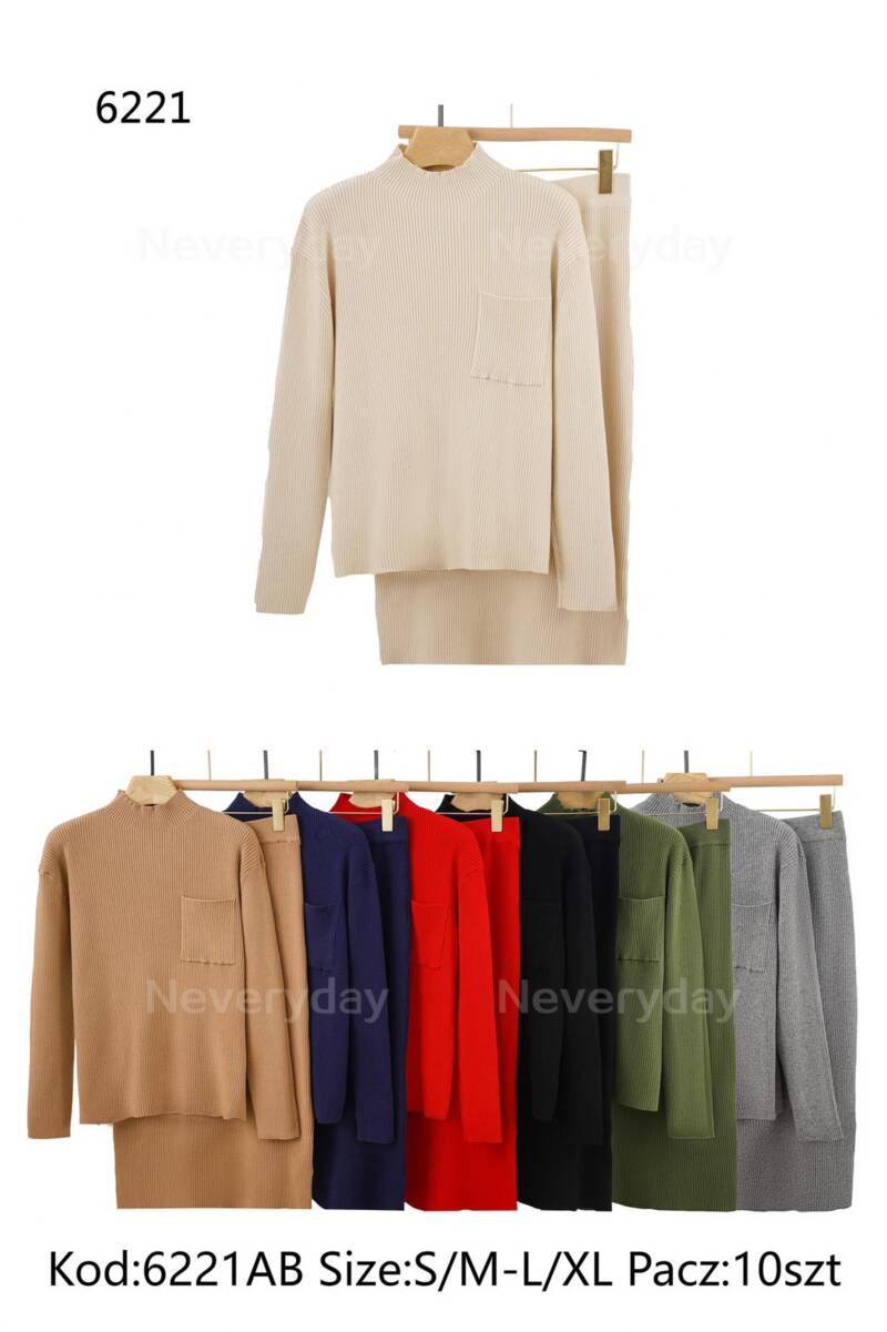 Komplet damskie Roz S/M-M/L, Mix Kolor .Paczka 10 szt