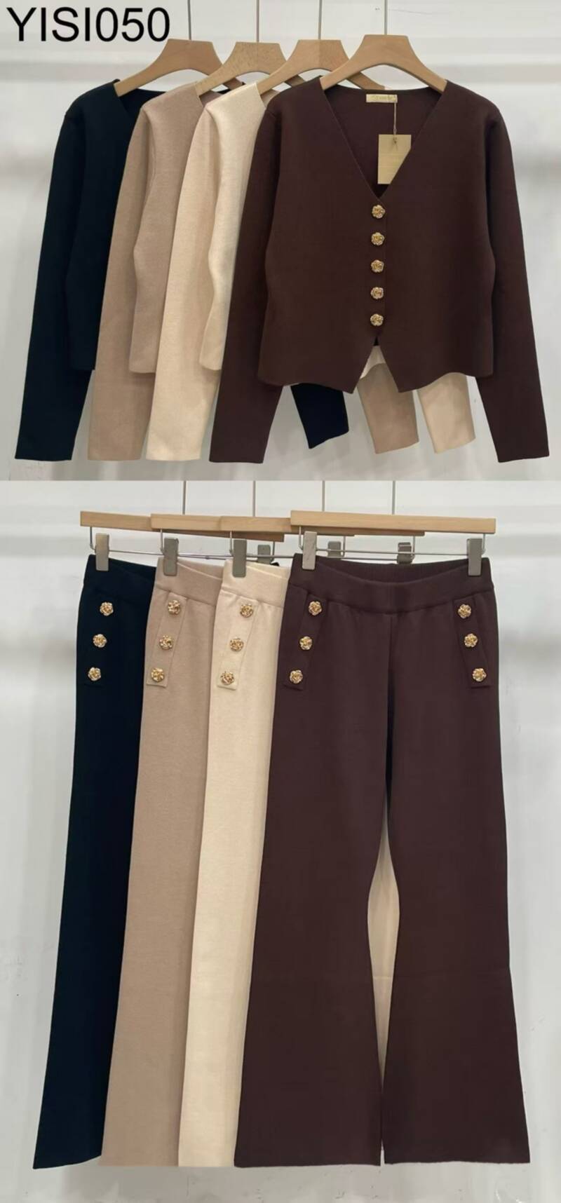 Komplet damskie Roz Standard, Mix Kolor Paczka 6 szt