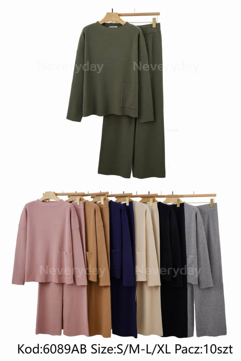 Komplet damskie Roz S/M-M/L, Mix Kolor .Paczka 10 szt