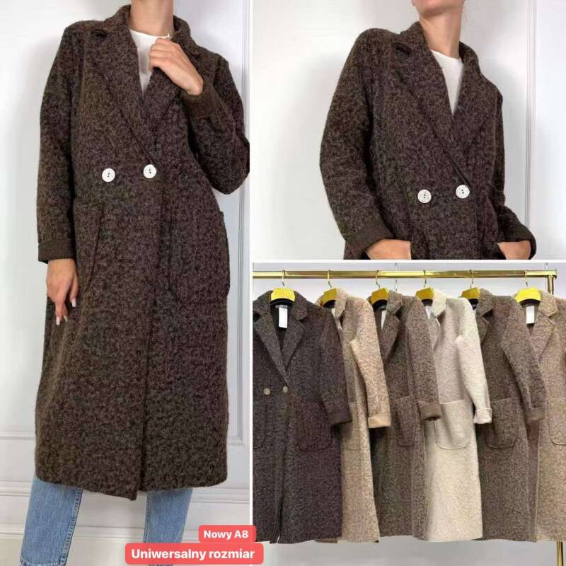 Płaszcze Damskie (Włoskie produkt) Roz Standard, Mix Kolor Paczka 5 szt