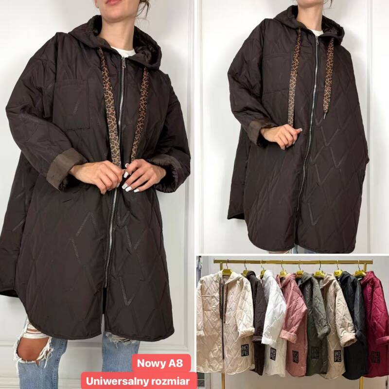 Płaszcze Damskie (Włoskie produkt) Roz Standard, Mix Kolor Paczka 5 szt