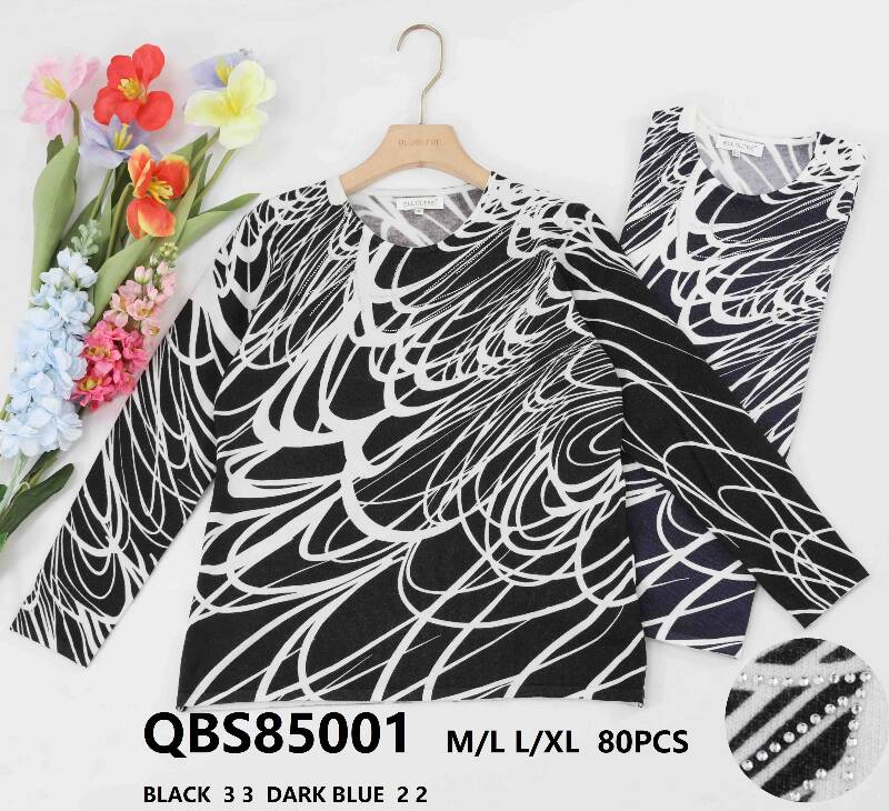 Bluzka damskie (Francja produkt) Roz M/L-L/XL, Mix Kolor .Paczka 10 szt